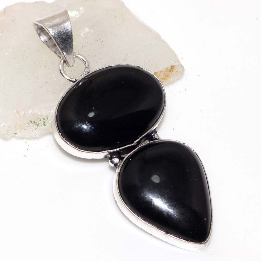 Black Onyx, Pendant | Handmade Gift Size 2