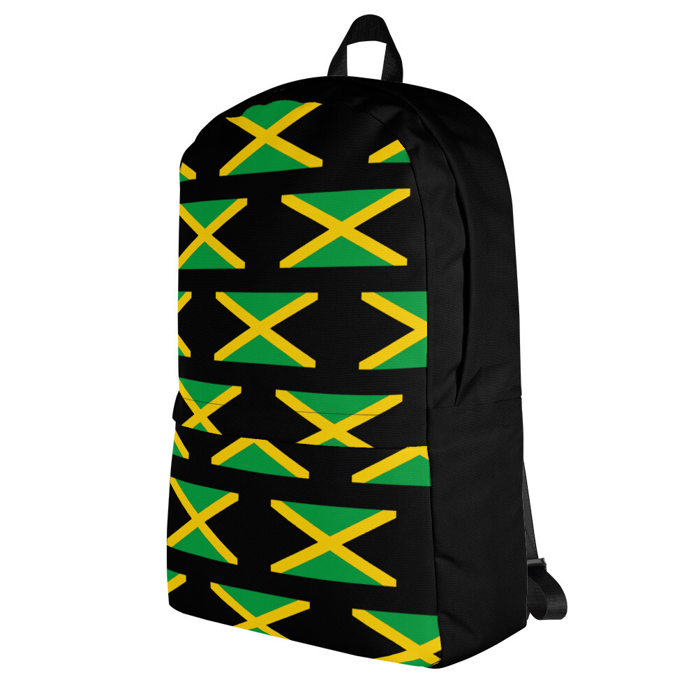 Jamaican Flag Kids Laptop Backpack for School and Travel-image