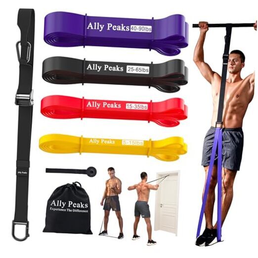 Pull Up Assistance Bands System,Up to 410 lbs Assistance, Resistance