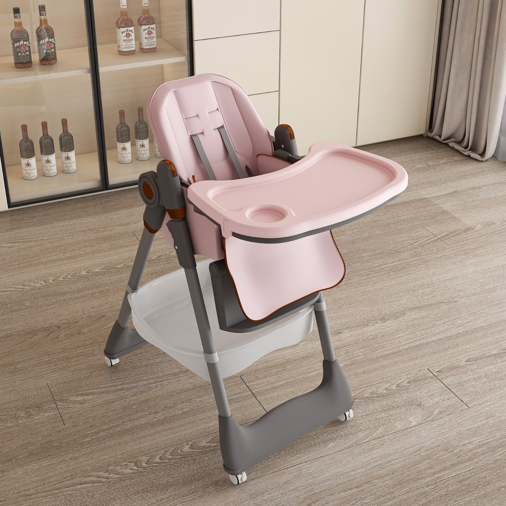 Adjustable Baby High Chair for Infants 0-6 Years – Portable Safe Feeding Seat