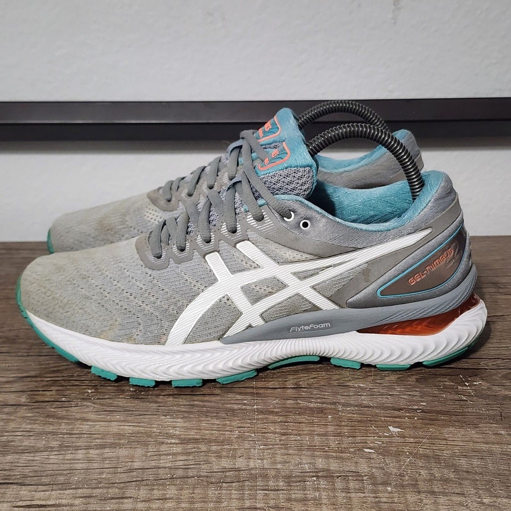 Asics Gel Nimbus 22 Women's Athletic Running Gym Shoes Size 9 Gray