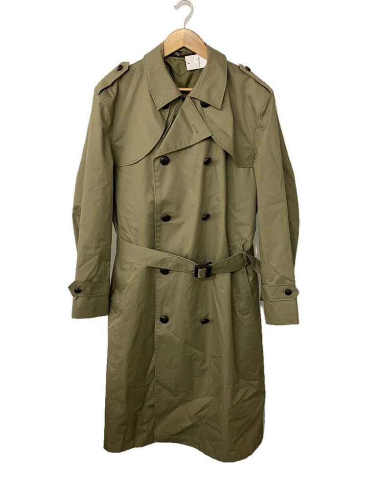 Military Trench Coat/-/Polyester/Khk/Plain/8405.17.104.3442// 2733