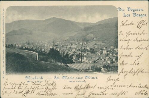 Ansichtskarte Markirch Ste. Marie aux Mines Vogesen 1901 Elsass  (Nr.868)