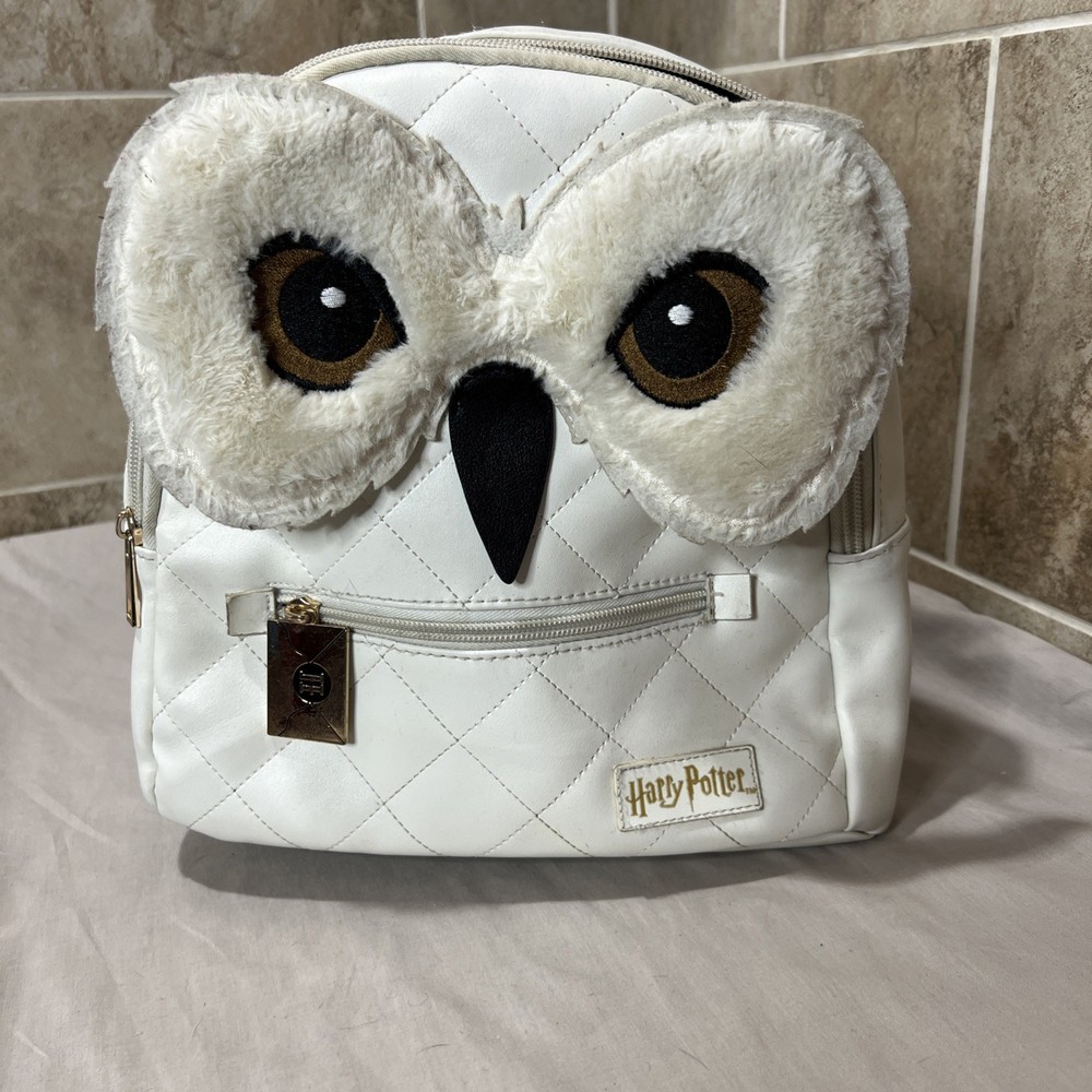Harry Potter Hedwig White Mini Backpack by Bioworld Wizarding World Official  