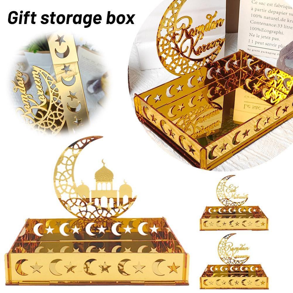 Muslim Cookie Tray Eid Festival Party Supplies Dinner Plate Candy Tray~