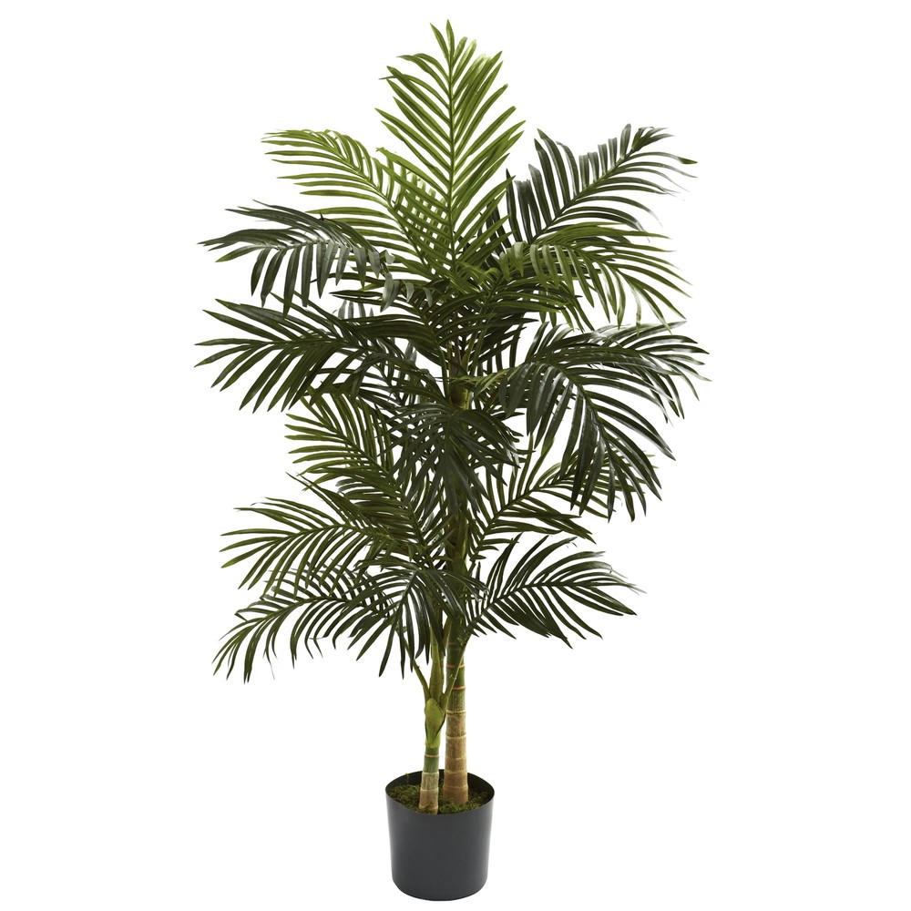 5' Golden Cane Palm Artificial Tree, Green