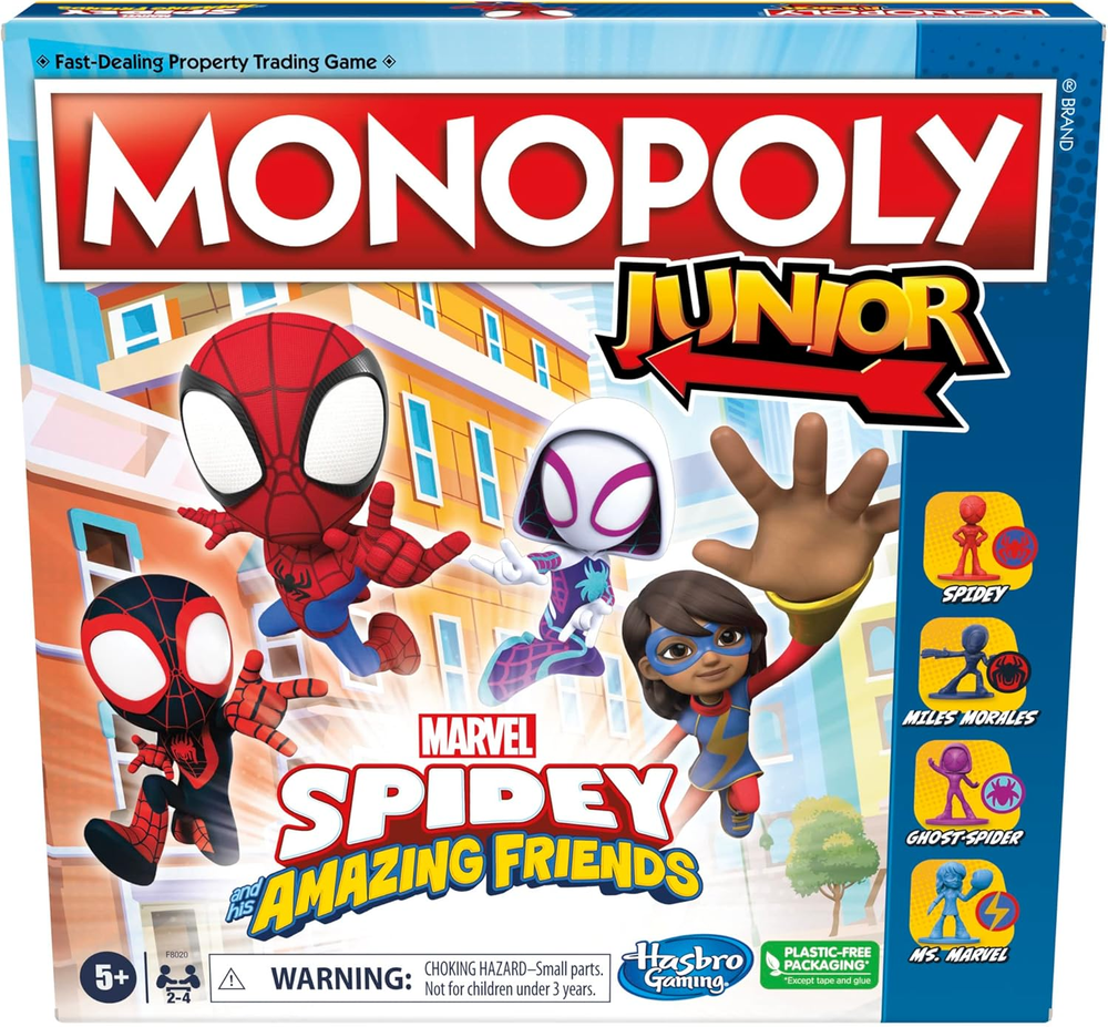 Hasbro Gaming  Junior: Marvel Spidey and His Amazing Friends Edition Board Game