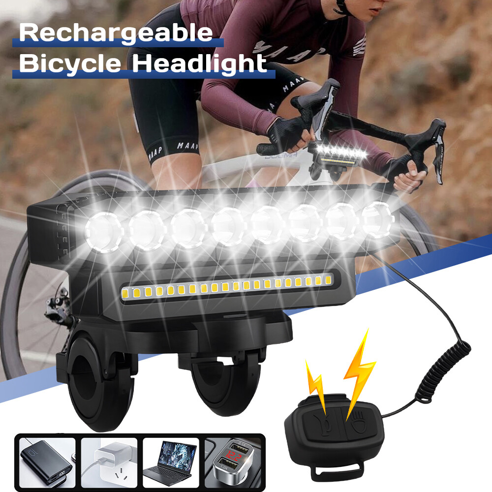Waterproof Super Bright LED Bike Light USB Rechargeable Bicycle Front Headlight