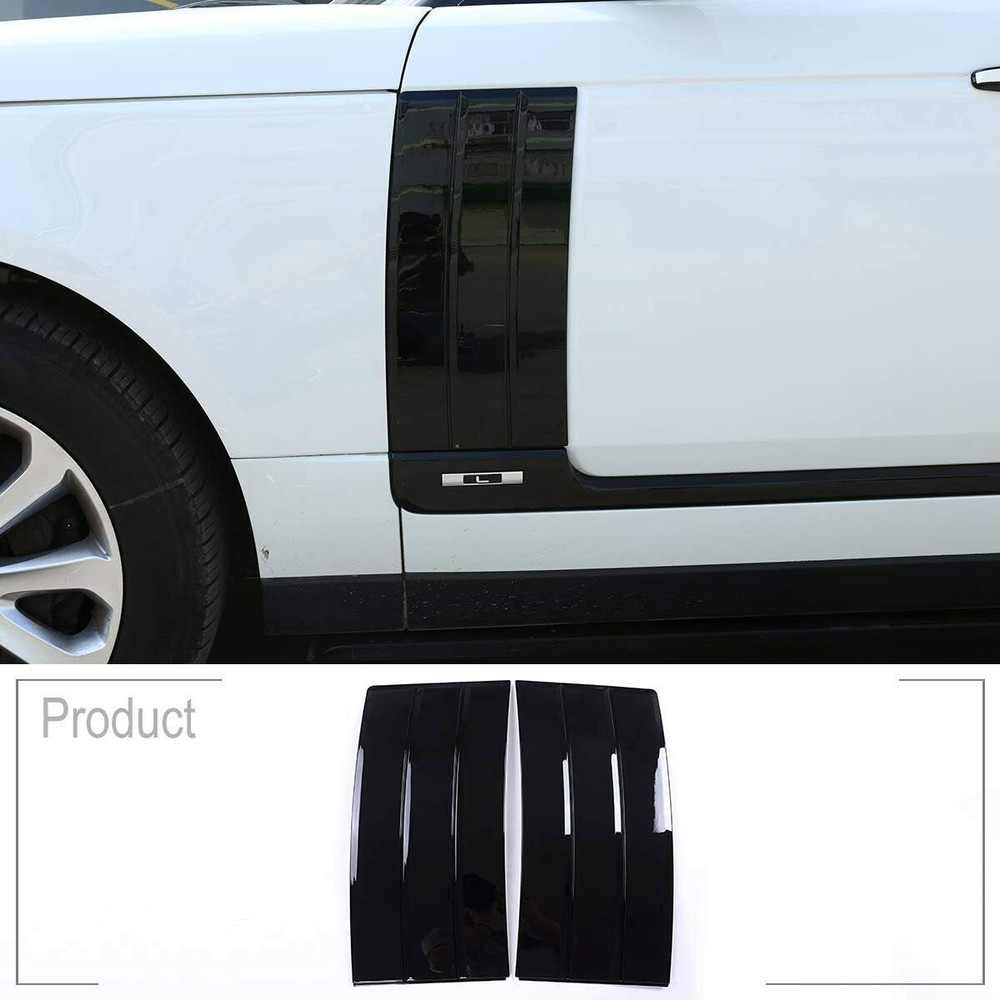 for Land Rover Range Rover 2013-2017 Pair Side Door Air Vents Cover Trim Black
