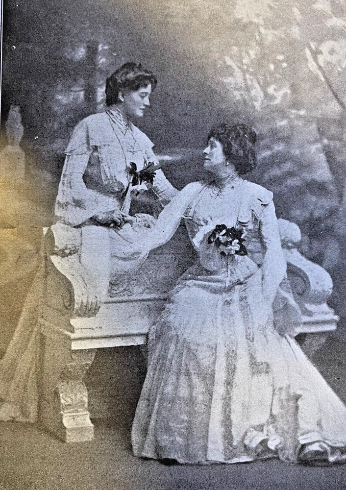 1905 Vintage Magazine Illustration Countess Minto and Lady Eileen Eliot