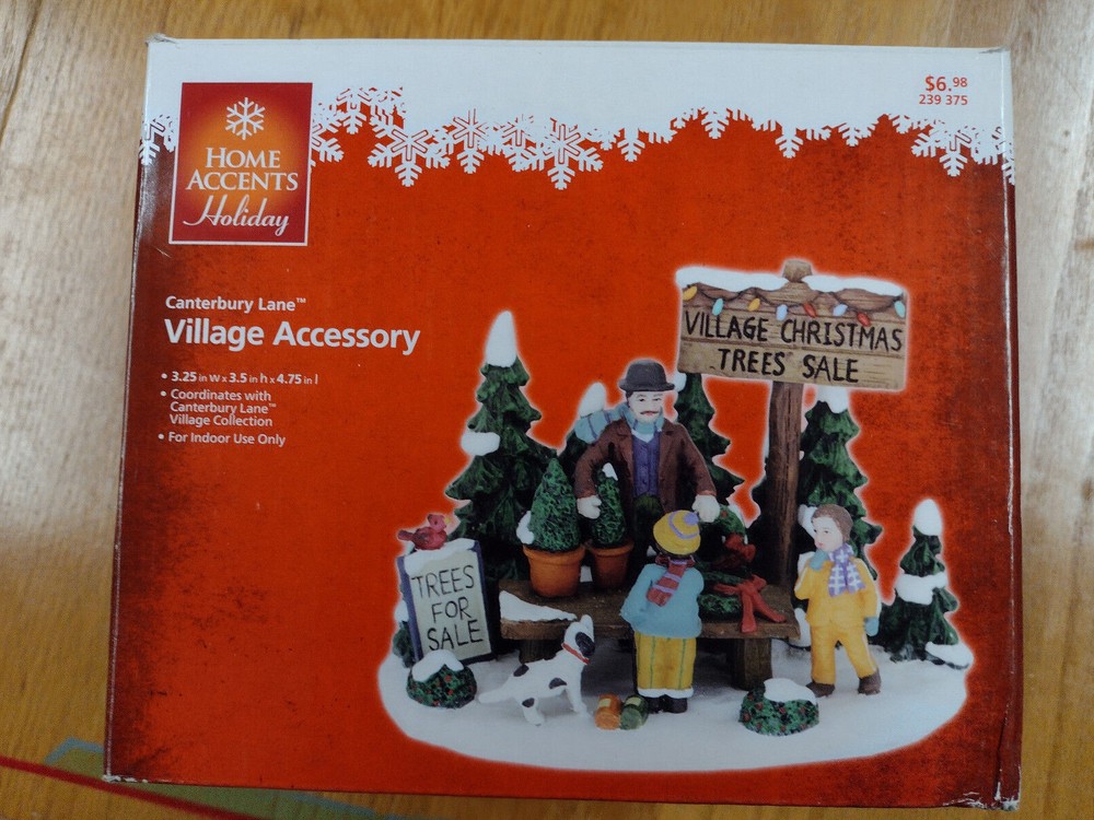 Canterbury Lane Christmas Tree Village Decor for Holiday Home Accents  -image