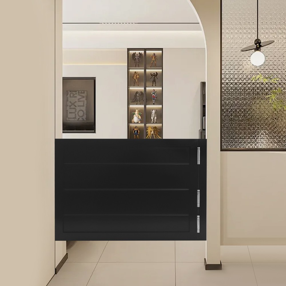 180° Swinging Door 90*60cm Solid Wood Swing Door Porch Entrance Swinging Door US