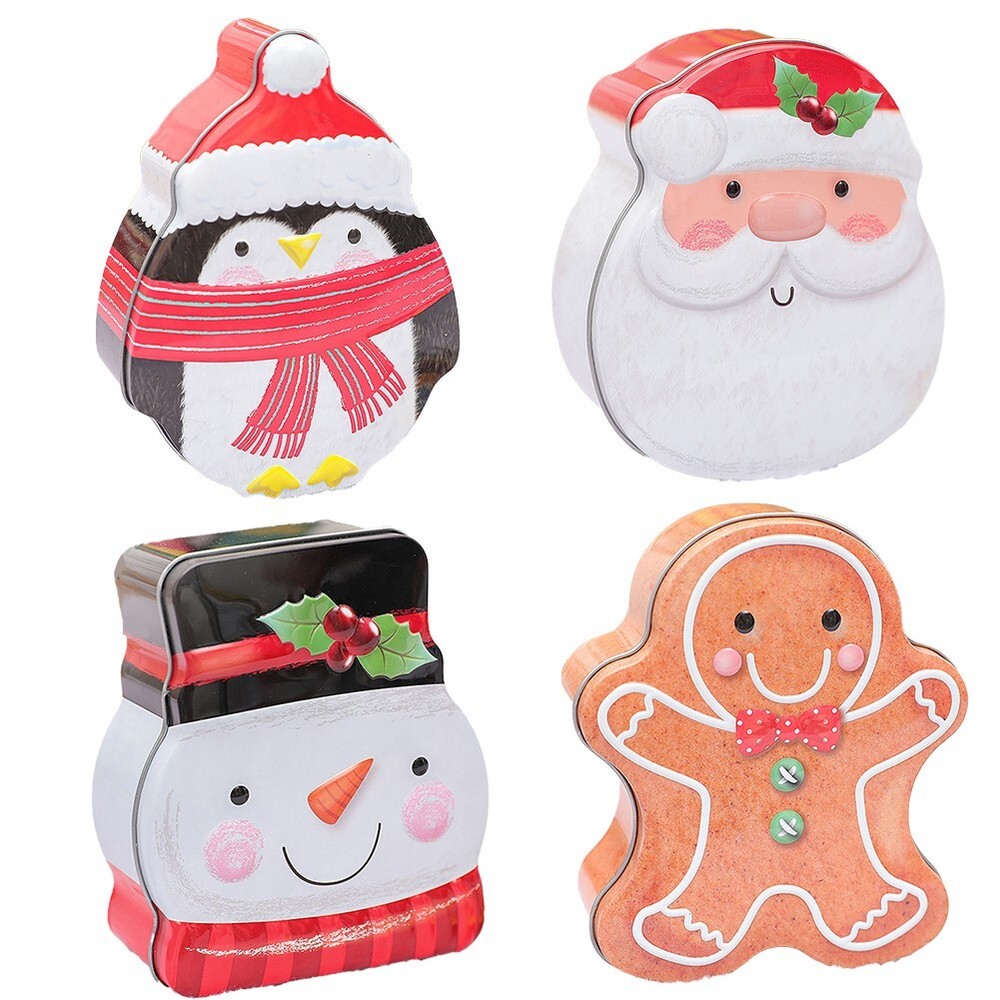 Seasonal Iron Candy Box with Lid Fun Way to Store Your Favorite Treats-image