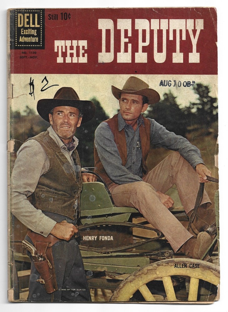 DELL COMICS - FOUR COLOR - THE DEPUTY #1130, 1960 (HENRY FONDA ON COVER)
