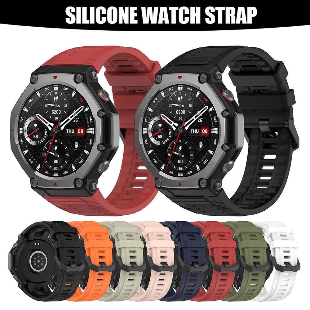 Silicone Band for Huami Amazfit T-REX 3 Smart Watch Wrist Strap Sports Bracelet=
