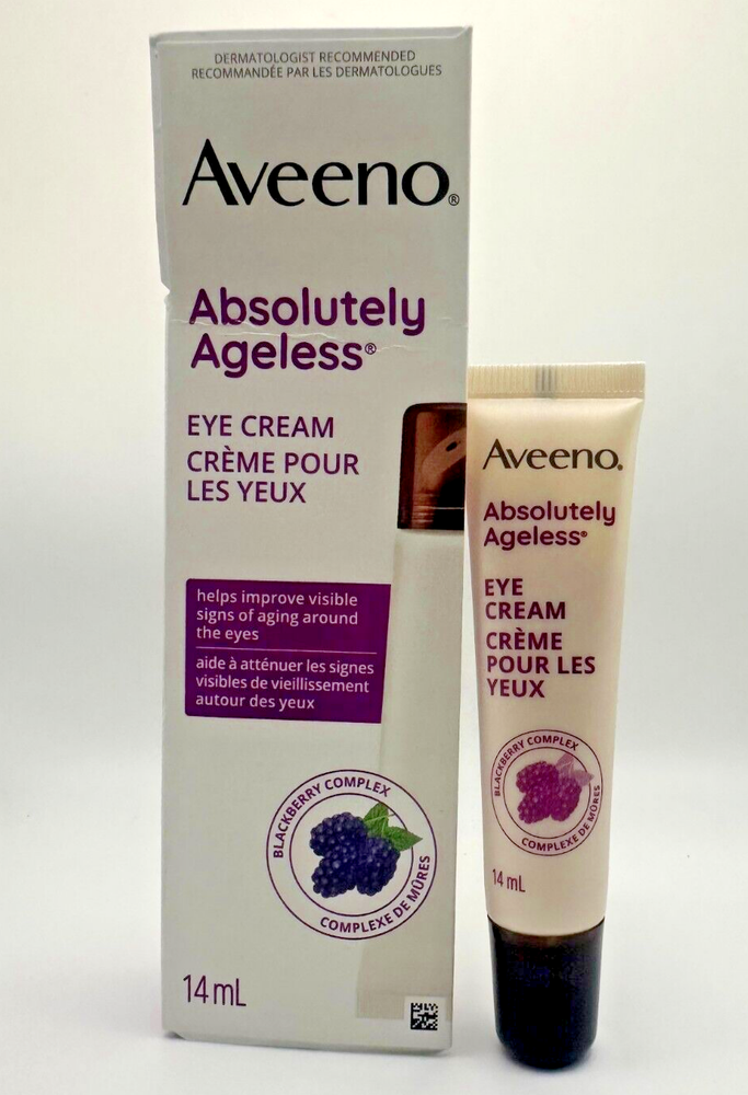 NEW Aveeno Absolutely Ageless Non-Comedogenic Eye Cream 0.5 oz Sealed Box