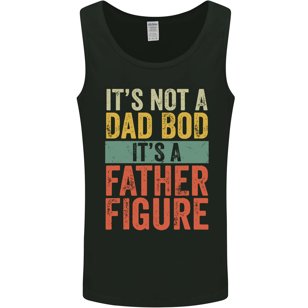 Fathers Day Dad Bod Its a Father Figure Mens Vest Tank Top
