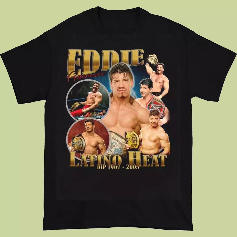 Eddie Guerrero Latino Heat Unisex Cotton Tee For Fan All Size T-shirt S5566