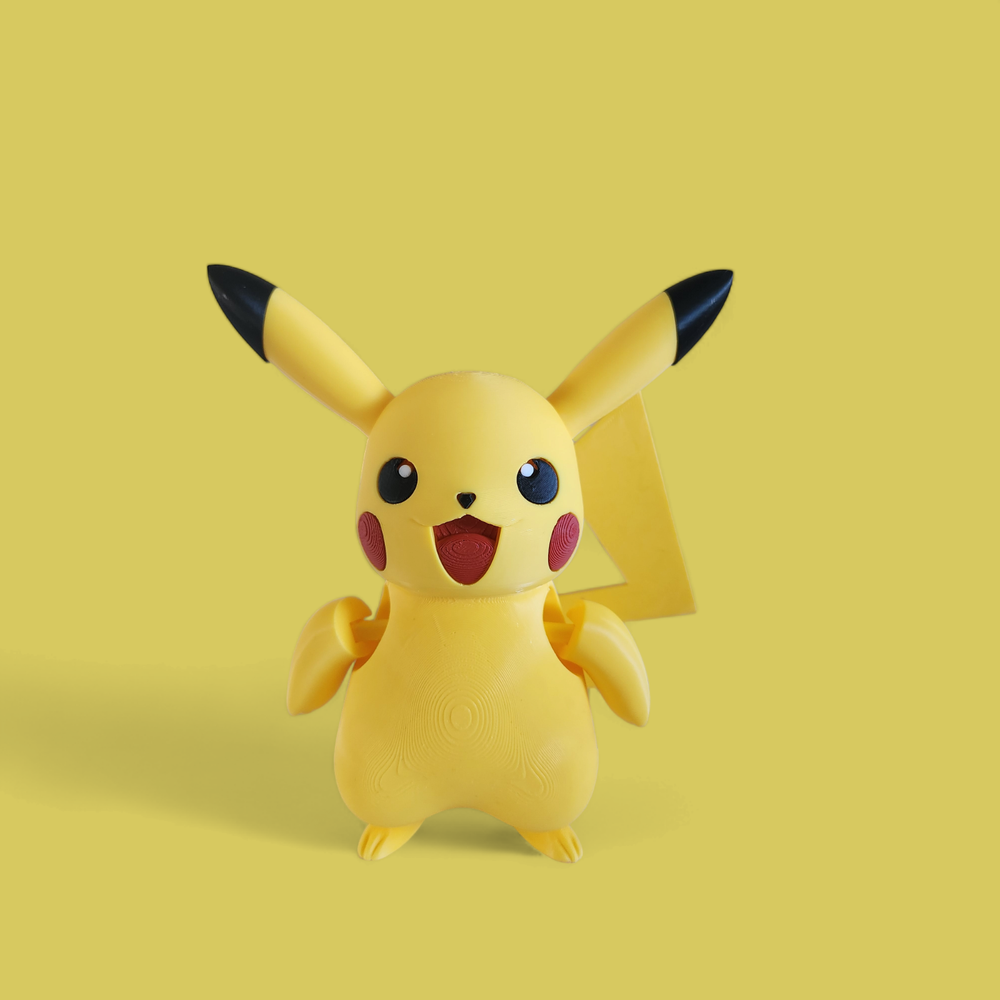 Pikachu Limited Time - 3D Print Articulated-image