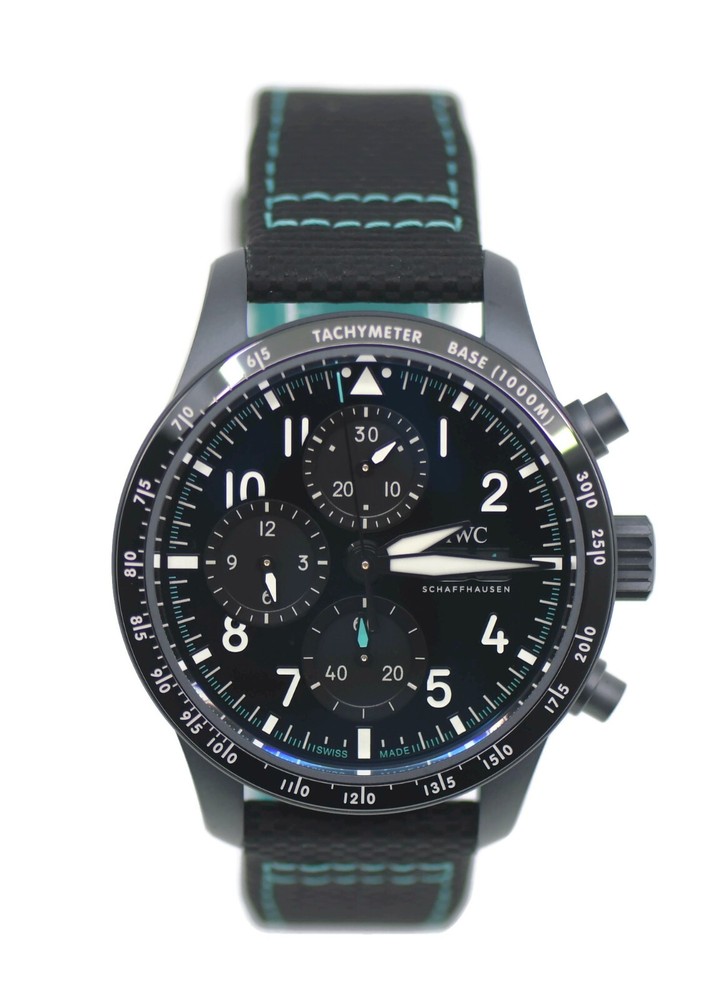 IWC Pilot Mercedes Chronograph Ceramic Watch IW388306