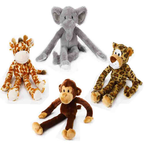 Multipet Swingin' Safari Dog Toy Assorted; 1 Each/19 in