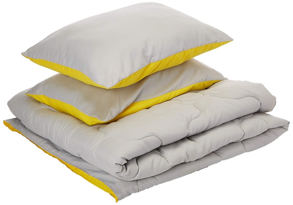 Vixie Reversible Comforter Set - Trendy Casual Geometric Quilted Cover, All S...