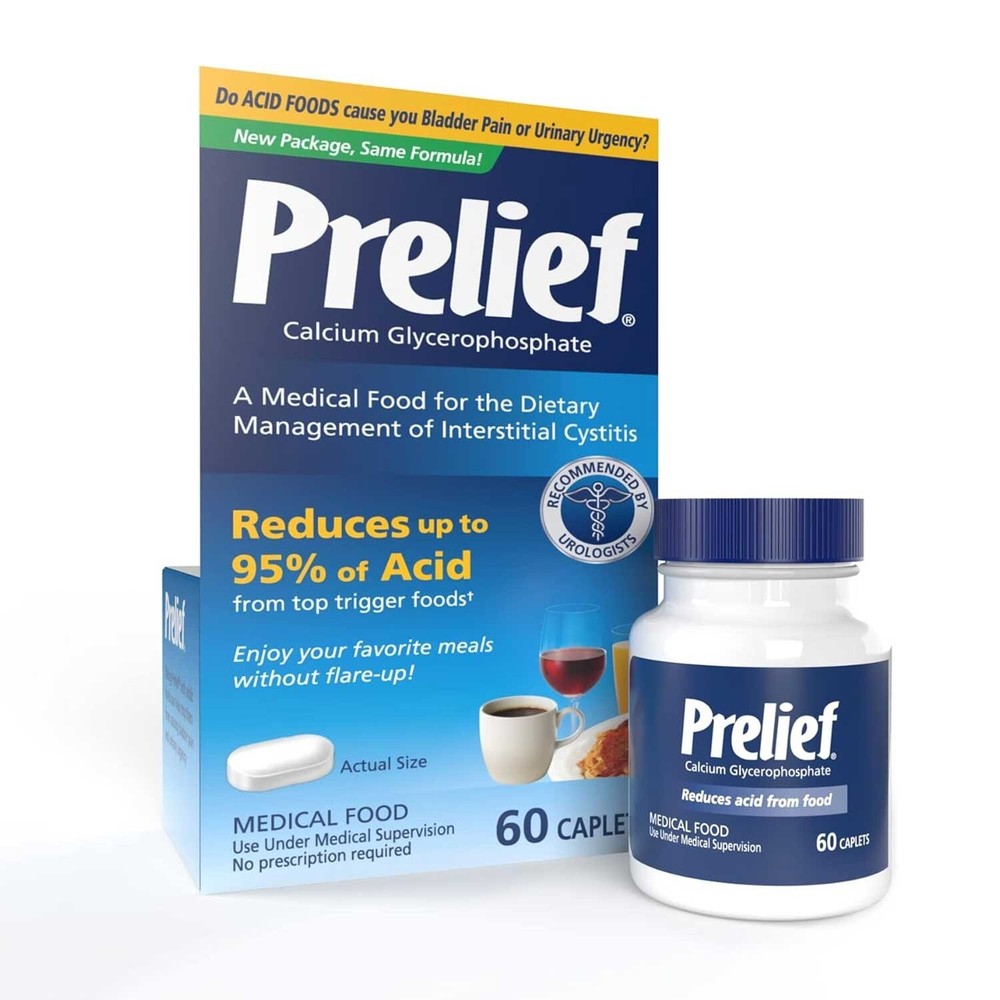 Prelief Acid Reducer Caplets Dietary Supplement, 60 Count, Dietary Supplement US