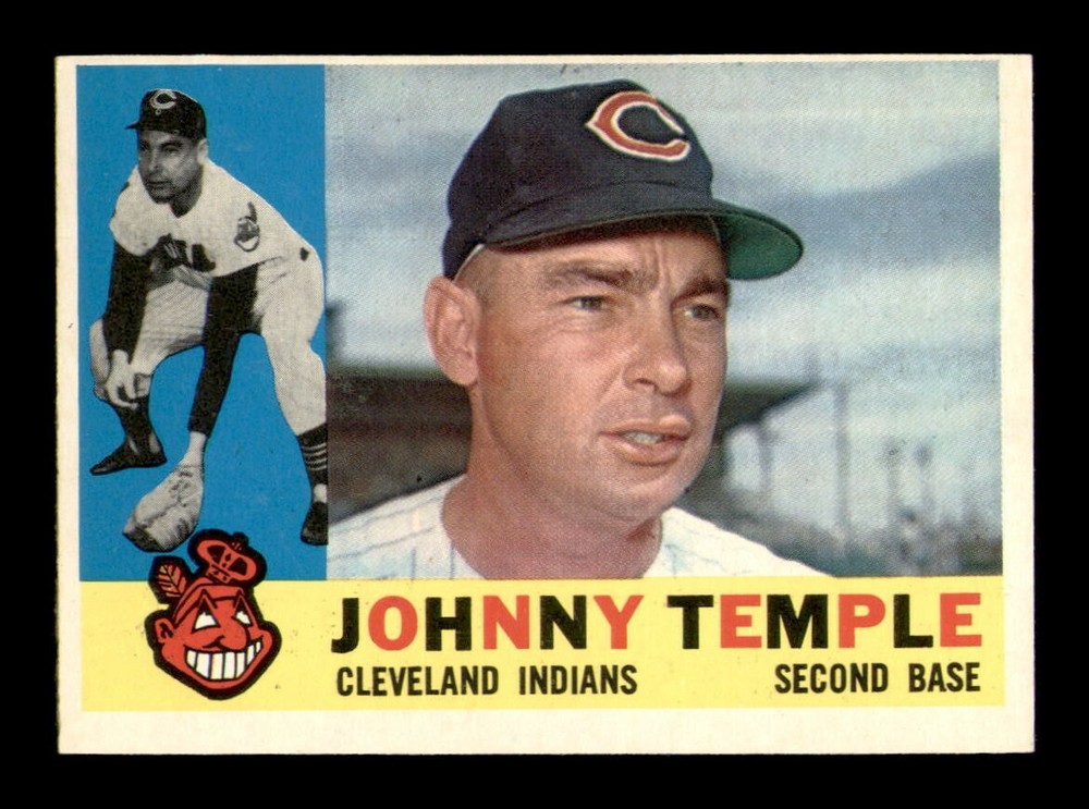 1960 Topps #500 Johnny Temple NM Vintage Baseball Card OBGcards