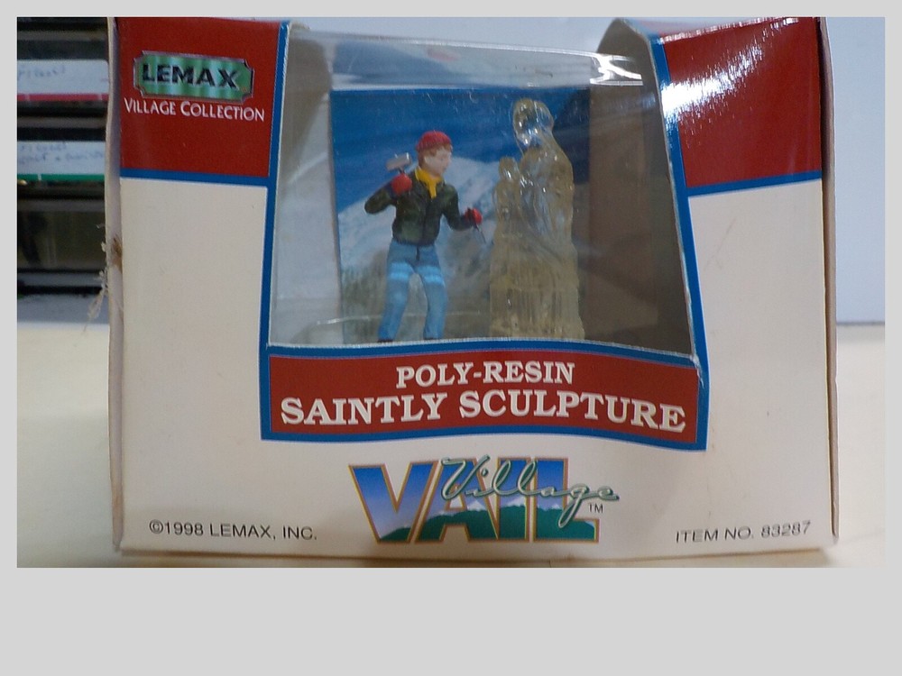 Lemax Vail Village Retired 1998 Saintly Sculpture NIB 83287