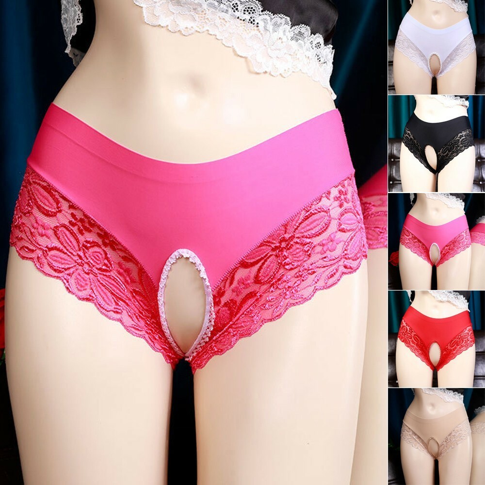 Sissy See-through Panties Sexy Lace Brief G-String Thong Underwear Knickers