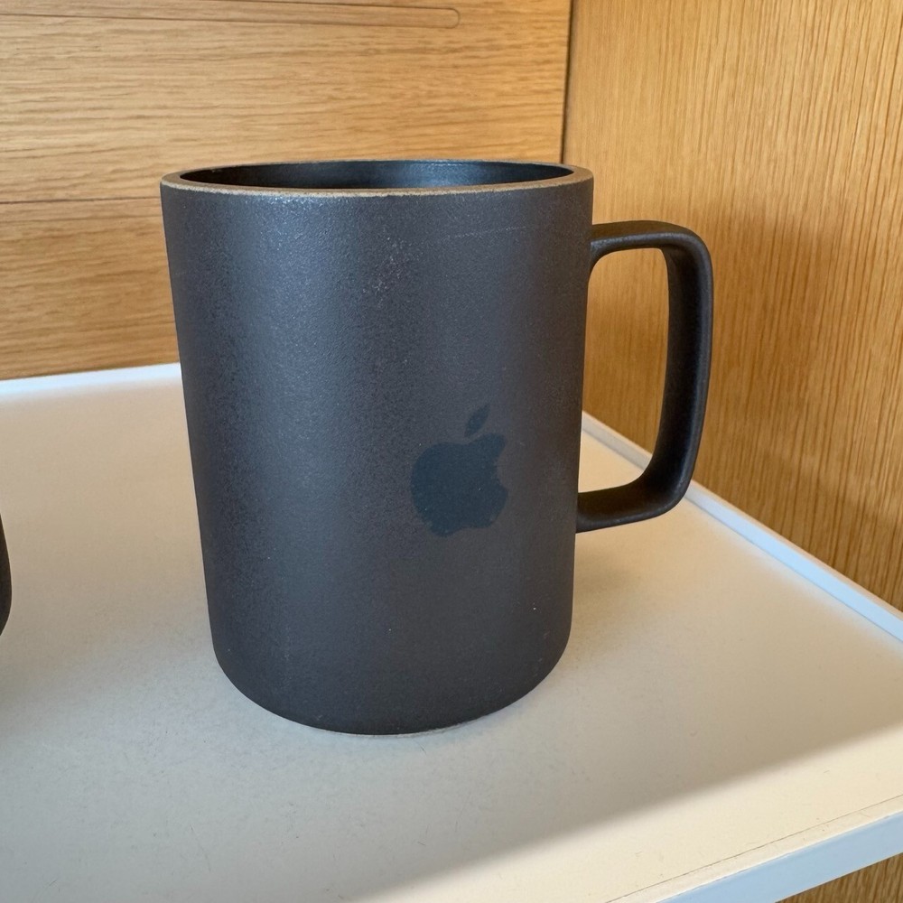 NEW Apple Visitor Center Hasami Porcelain Coffee Mug Japan Black 15oz