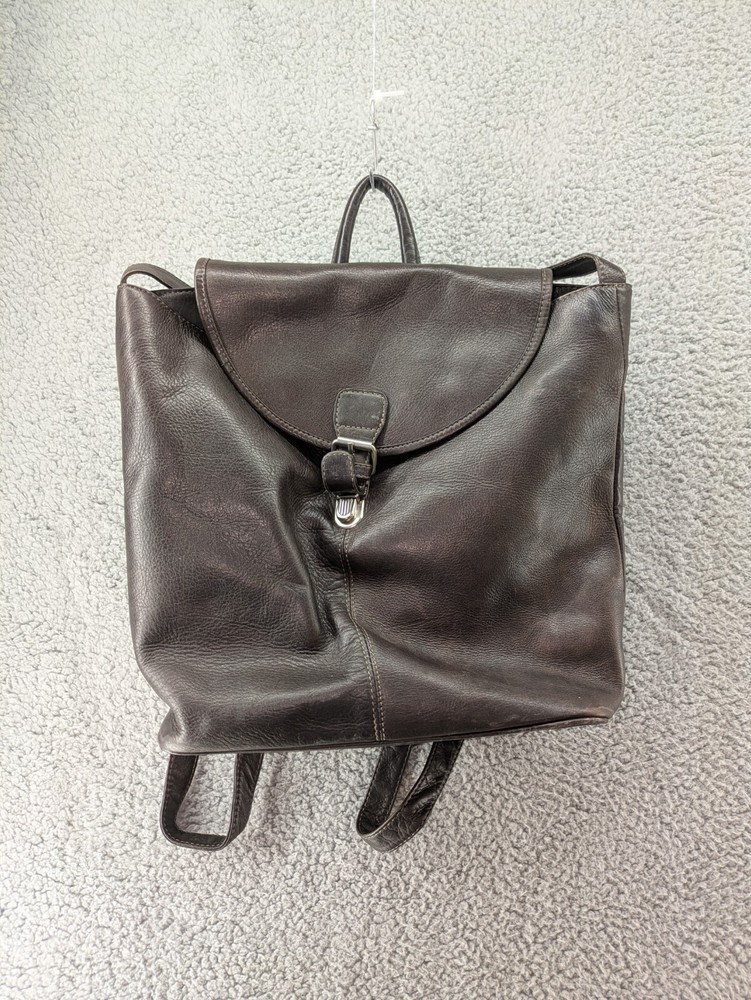 Mosaic Soft Back Backpack Brown Leather