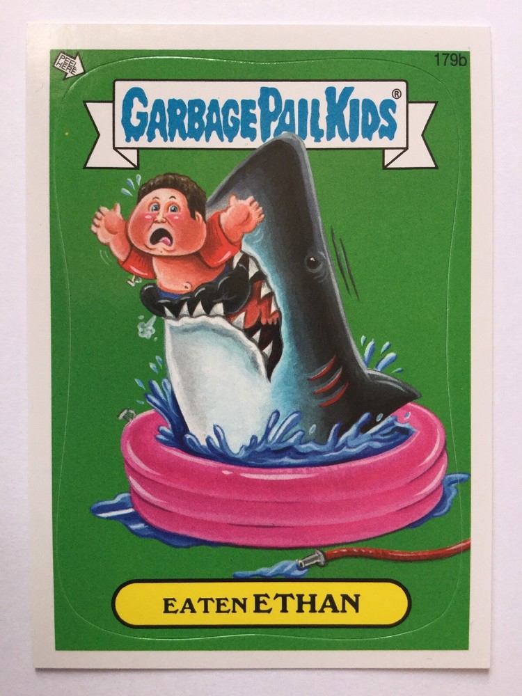 Garbage Pail Kids New Series 3 Topps Sticker 179b Eaten Ethan