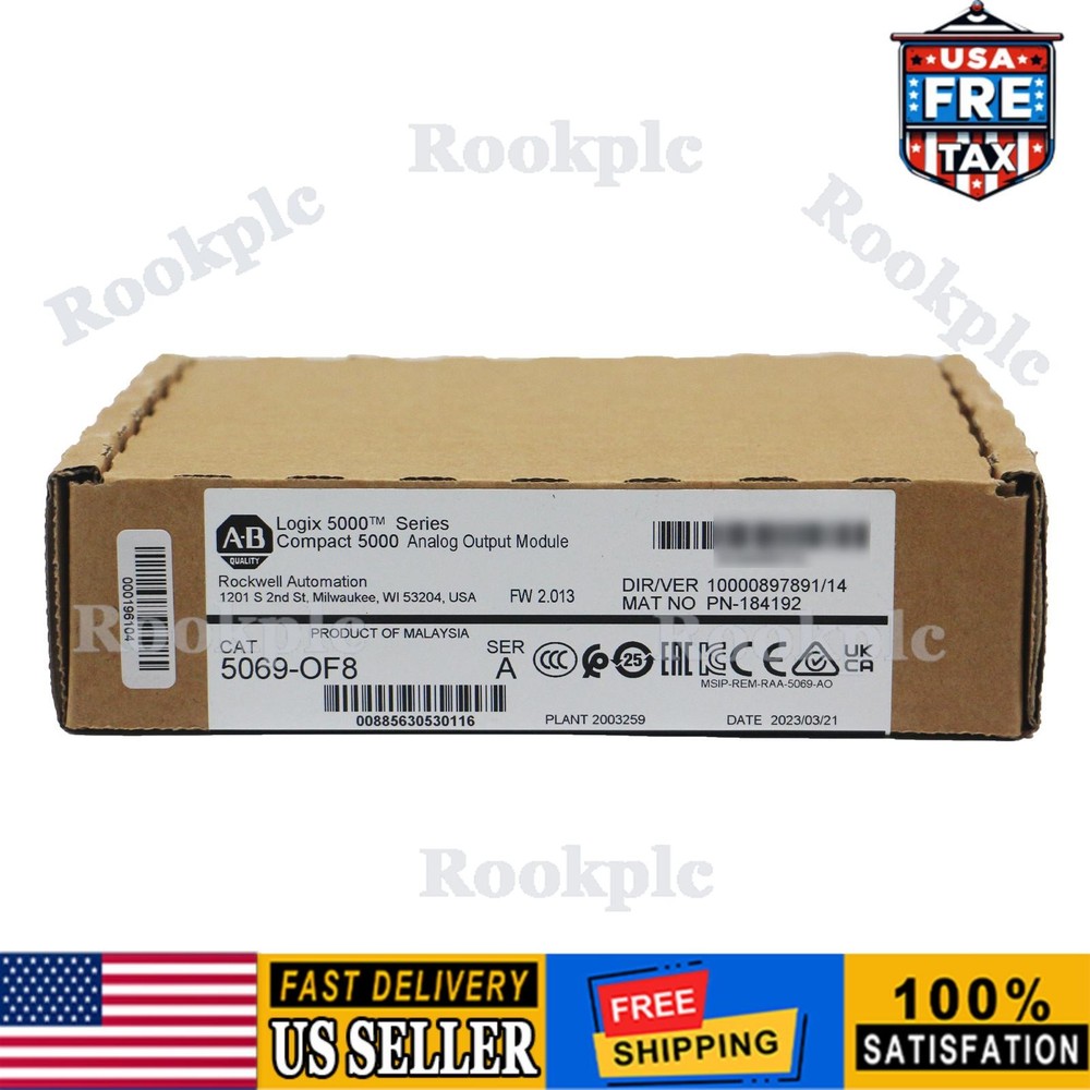 NEW Allen-Bradley 5069-OF8 SER A Compact 5000 Analog Output Module FAST Shipping
