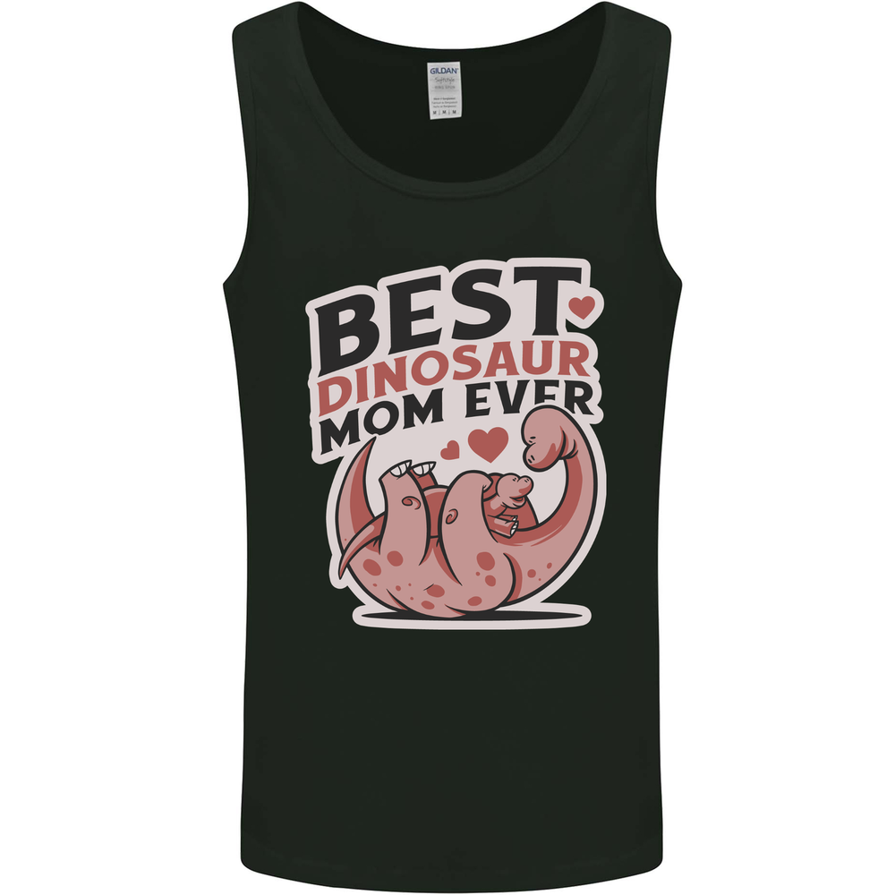 Best Dinosaur Mom Ever Mothers Day Mens Vest Tank Top