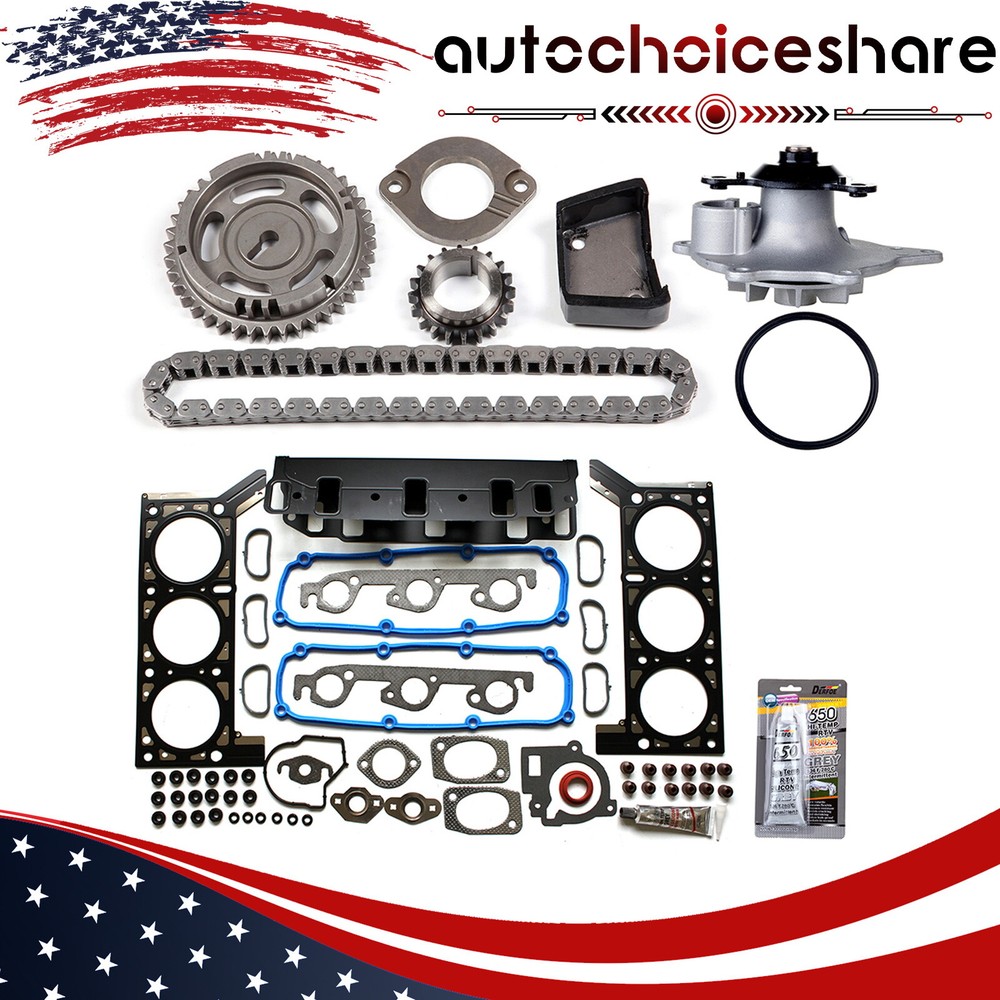 Dodge Caravan 2005-2007 3.3L V6 Timing Chain Kit with Water Pump & Head Gasket Set