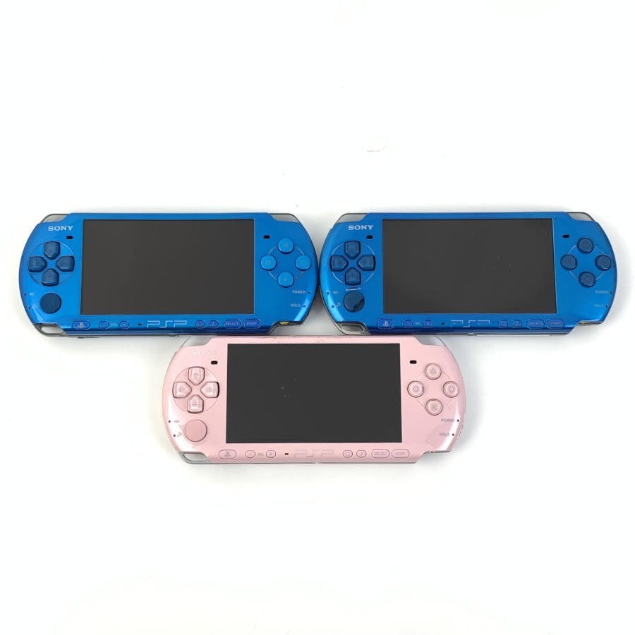 Sony PSP-3000 Console Bundle - 3 Units For Parts or Repair Japan Model 7960 UG