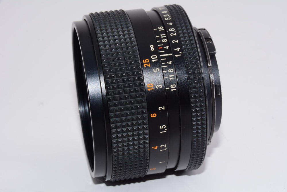 Contax Carl Zeiss Planar 50mm f1.4 AEJ Lens Exc+3 Condition Japan Import