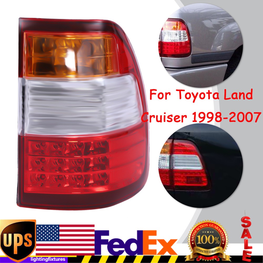 For Toyota Land Cruiser 1998-2007 Right Side Outer Tail Light Rear Brake Lamp RH
