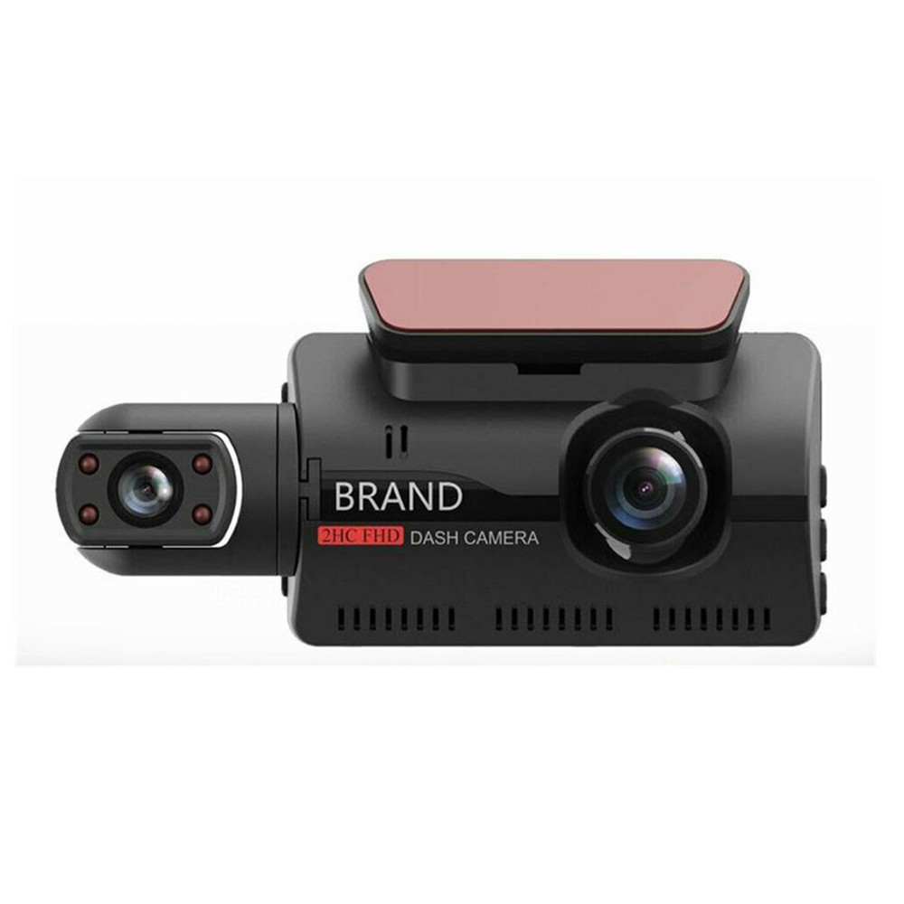 3in Car DVR Dash Cam Dual Lens Video Recorder Front Inside Camera Night Vision