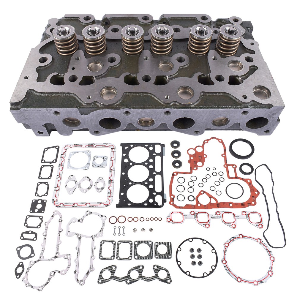 D1703 Complete Cylinder Head & Gasket for Kubota 1A033-03043 16487-03040 Bobcat
