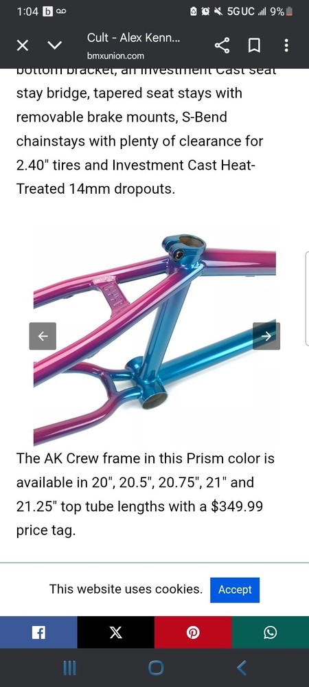 Alex Kennedy's signature Cult AK Crew