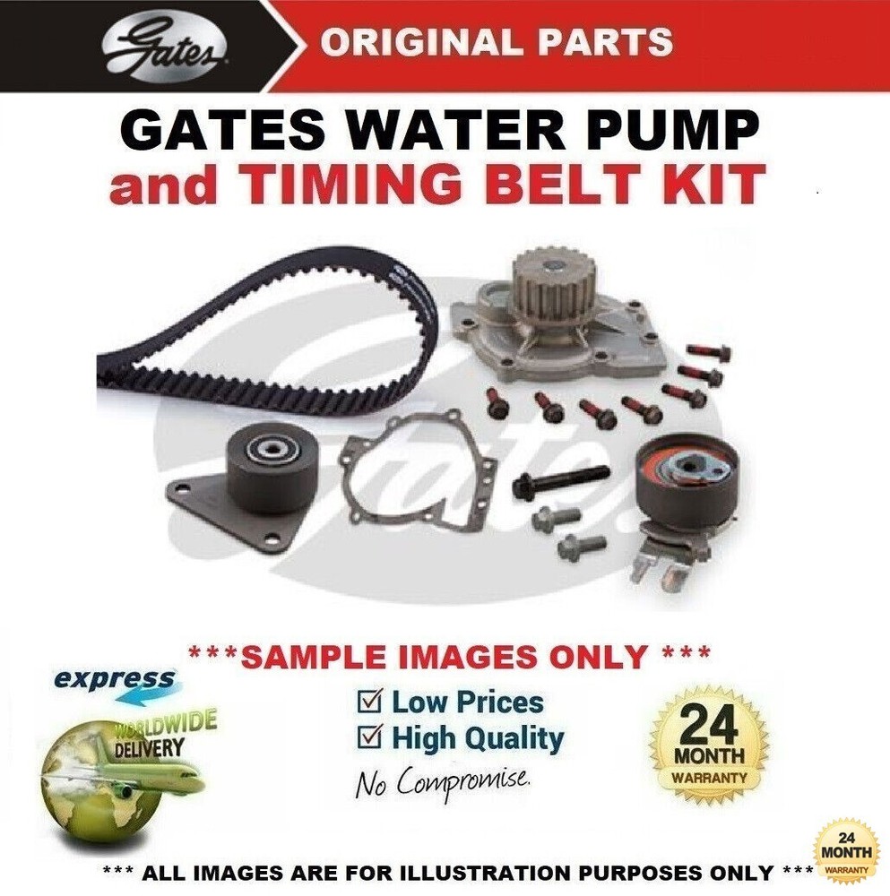 GATES WATER PUMP & TIMING BELT KIT for VOLVO S80 I 2.5 T 2003-2006