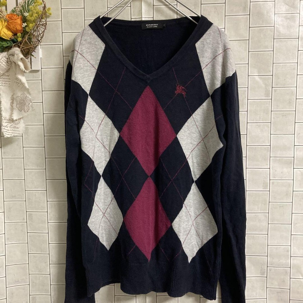 Burberry knit sweater Men's Fashion from Japan