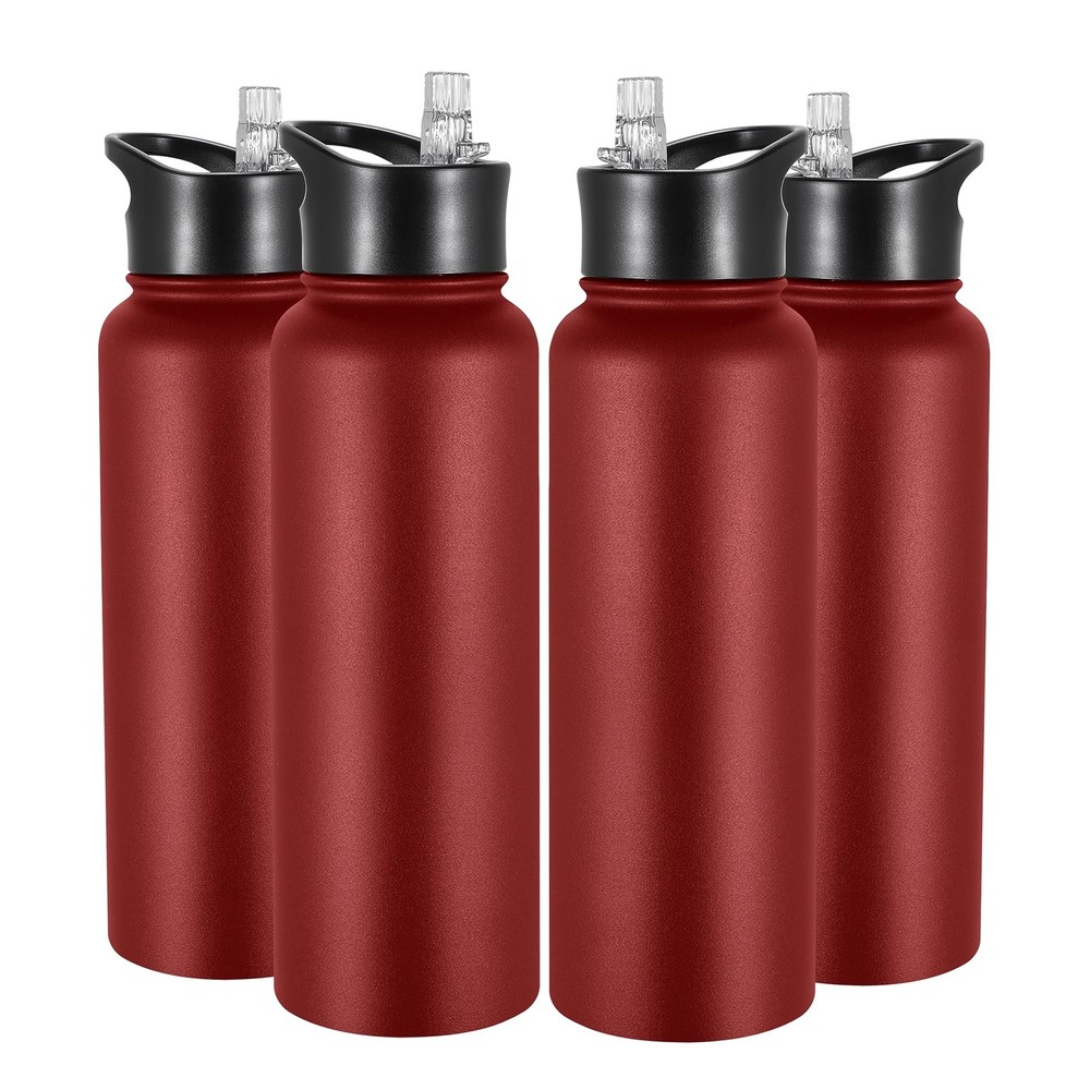 VEGOND 40 oz Insulated Water Bottle Bulk Stainless Steel Metal Water Bottles wit