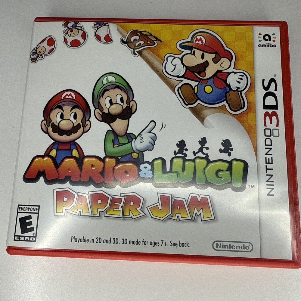 Mario & Luigi: Paper Jam (Nintendo 3DS, 2016) Working Tested