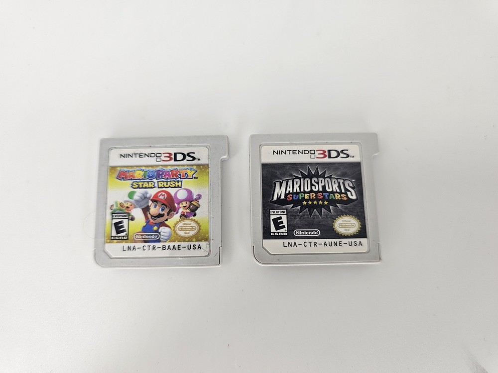 Mario Sports Superstars & Mario Party Star Rush (Nintendo DS) Cartridges Only