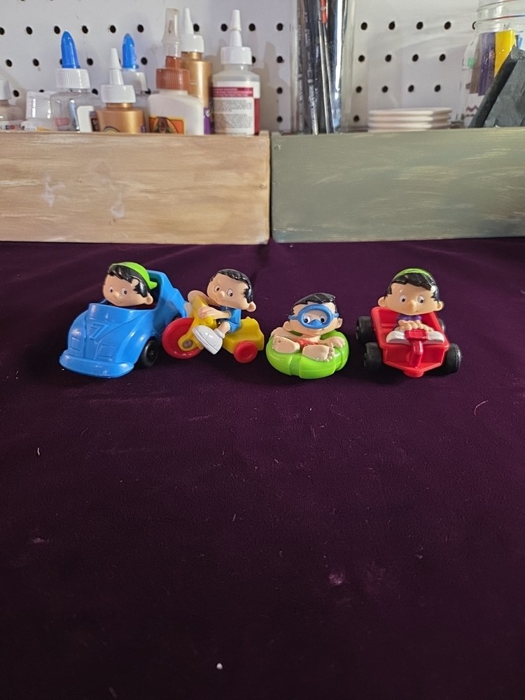 Vintage 1994 McDonald's Bobby's World Happy Meal Toy (4) Pack