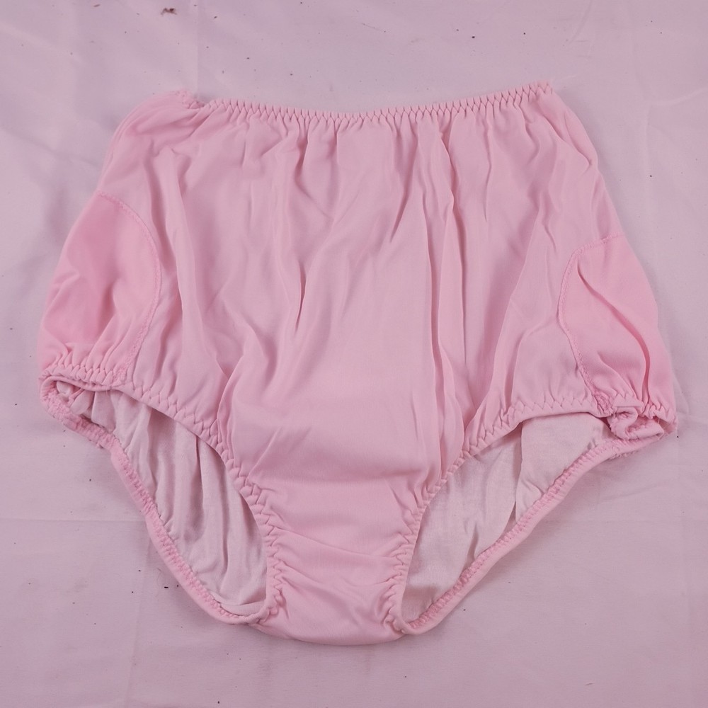 Keddie of California Nylon Fully Cotton Lined Pink Women's Panties Size 18 New