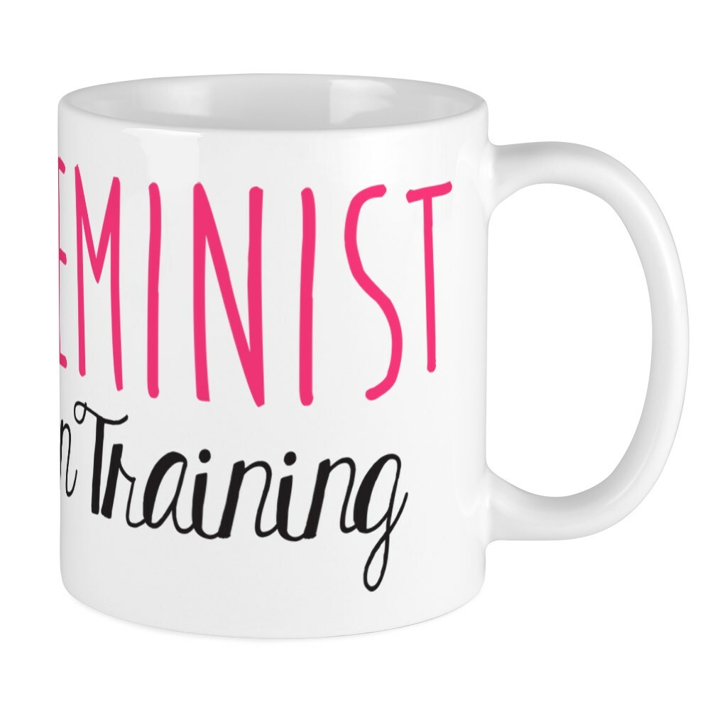 CafePress Feminist In Training Mug 11 oz Ceramic Mug (2032238224)